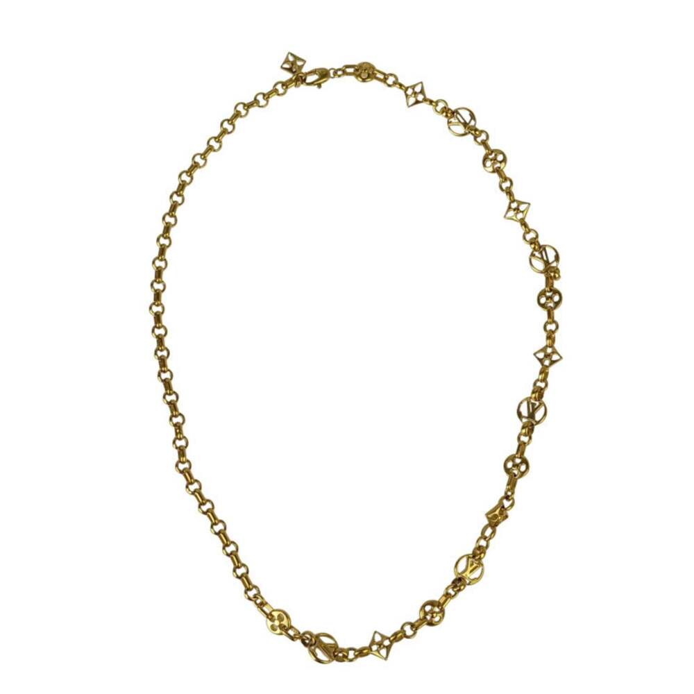 LOUIS VUITTON Gold Necklace - Picture 1 of 6
